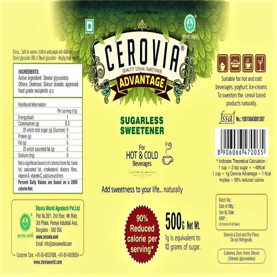 Cerovia  Stevia Advantage (Bulk 500g)